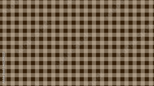 Beige and brown plaid fabric texture as a background