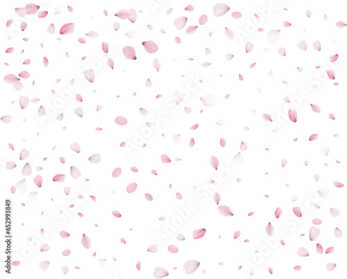 Lovely spring background from pink petals. © writerfantast