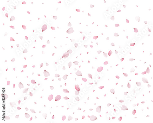 Lovely spring background from pink petals.