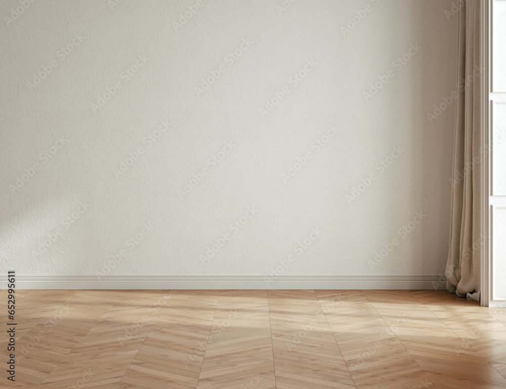Empty home interior wall mock-up, 3d render Empty home interior wall mock-up, 3d render