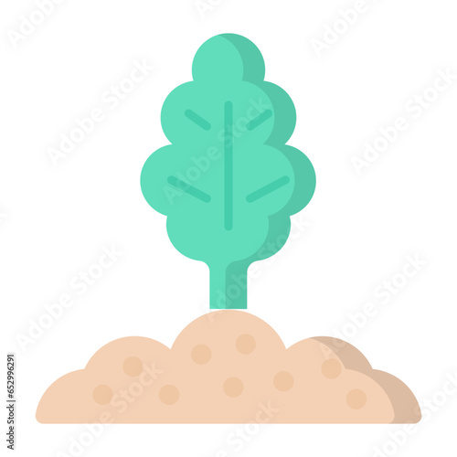 Spinach Plant Flat Icon