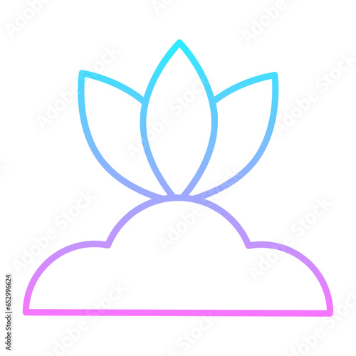 Plant Roots Gradient Icon