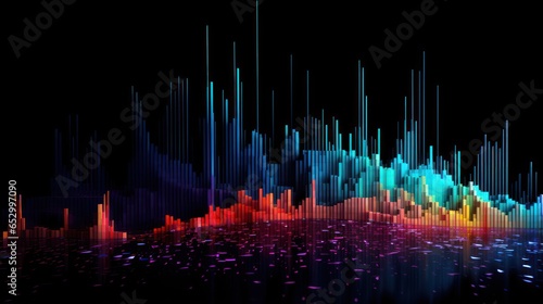 Data Visualization Symphony, Abstract Representation of Information Harmony © Damian Sobczyk