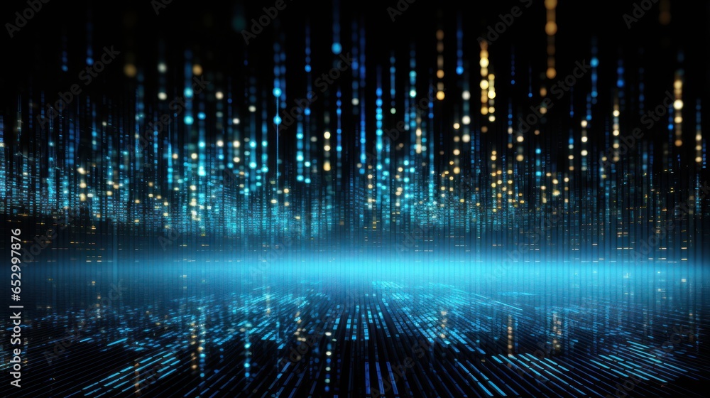 Digital Data Universe, Streams of Binary Code and Data Visualization Digital Data Universe, Streams of Binary Code and Data Visualization