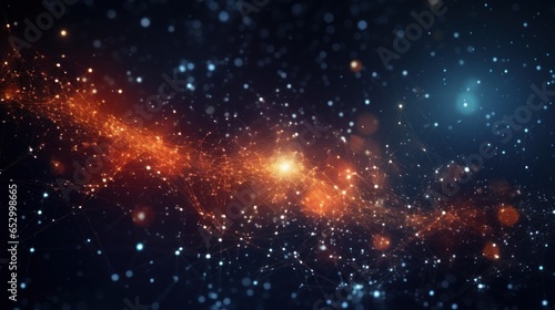 Digital Universe Exploration, Quantum Particles and Data Constellations