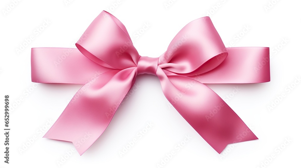 pink bow isolated on white background pink bow isolated on white background