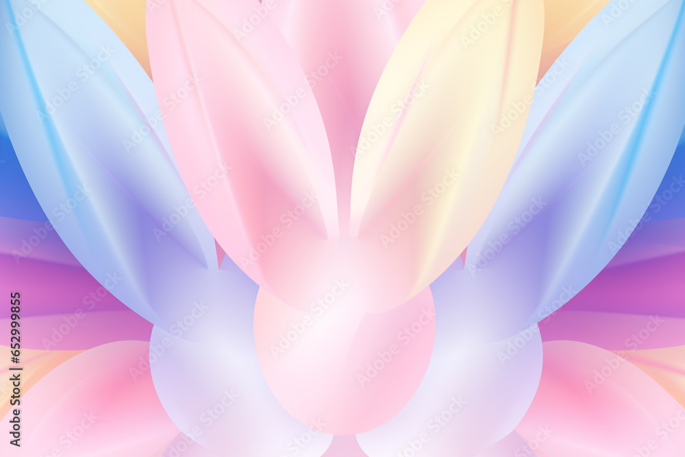 Colorful easter bunny background pattern