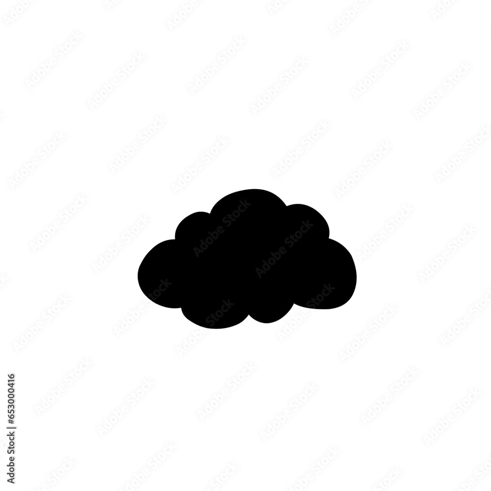 Cloud silhouette Cloud silhouette