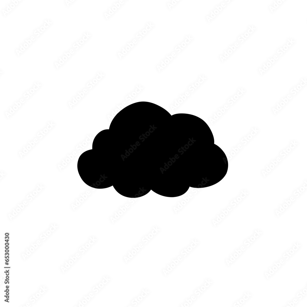 Cloud silhouette Cloud silhouette