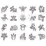 Personal Growth Icons vector design