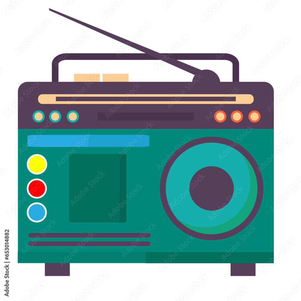 radio illustration