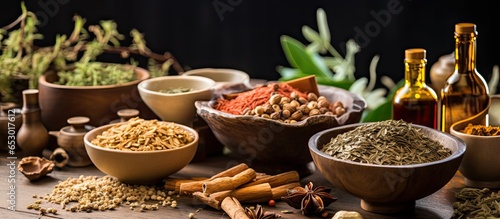 Traditional Chinese medicine incorporating herbal remedies acupuncture and cultural health practices