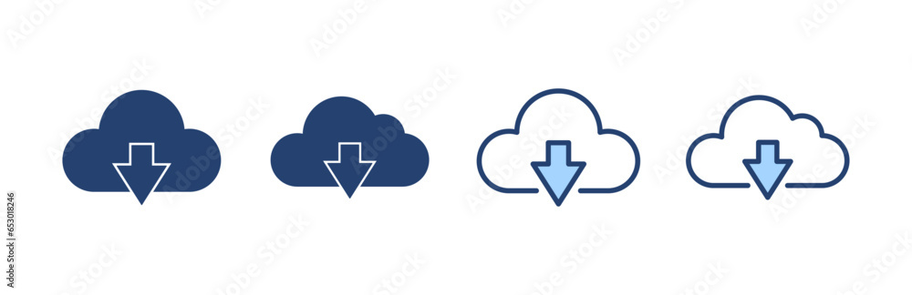 Cloud icon vector. cloud sign and symbol Cloud icon vector. cloud sign and symbol