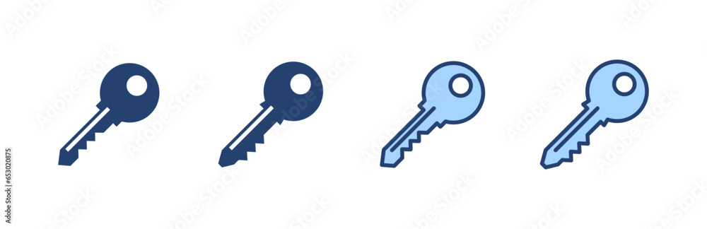 Key icon vector. Key sign and symbol. Key icon vector. Key sign and symbol.