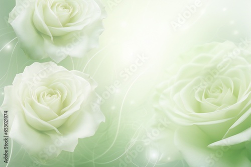 Rose background with copy space