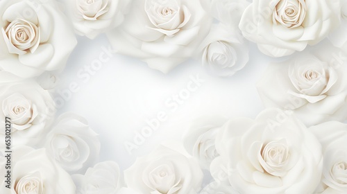 Rose background with copy space photo