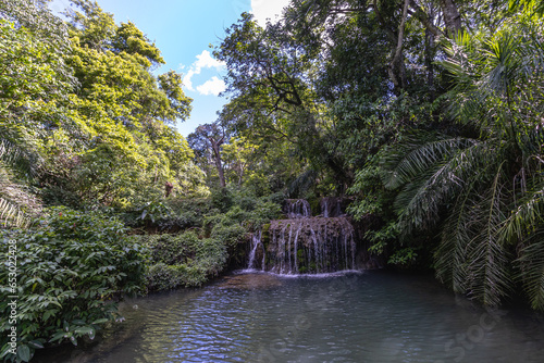 Cachoeira na cidade de Bodoquena, Estado do Mato Grosso do Sul, Brasil photo