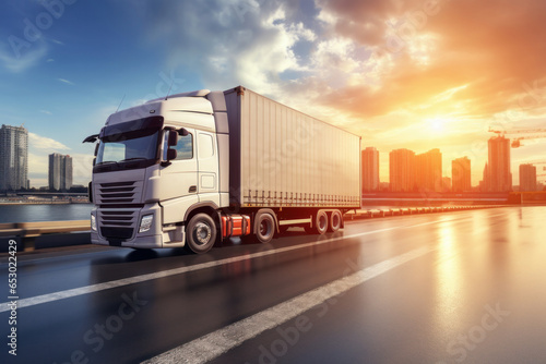 truck, freight transportation, logistics services © alas_spb