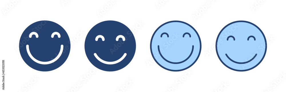 Smile icon vector. smile emoticon icon. feedback sign and symbol Smile icon vector. smile emoticon icon. feedback sign and symbol