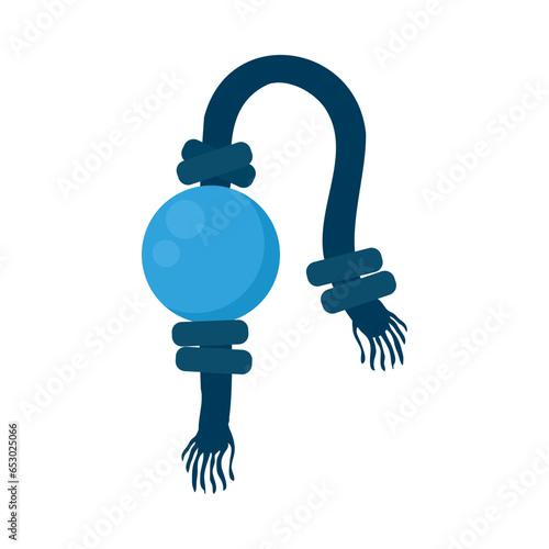 pet rubber toy ball with strings