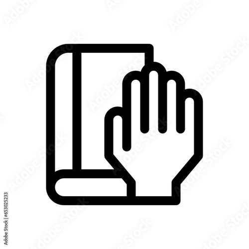 oath line icon