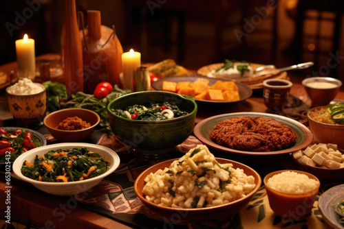 A Kwanzaa feast table is a feast for the eyes and the soul  celebrating the richness of African culture