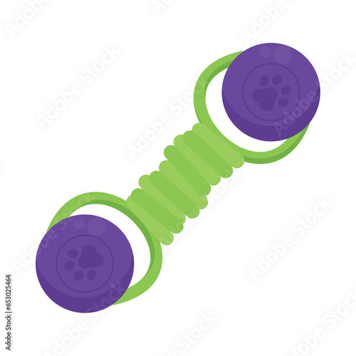 pet rubber toy illustration