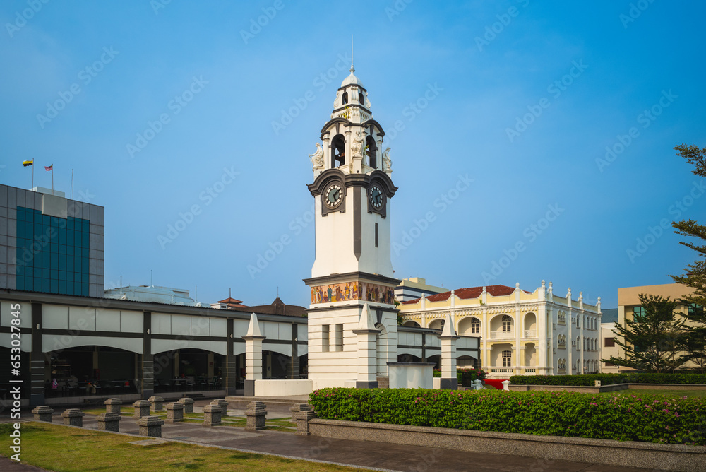Birch Memorial Clock Tower in Ipoh, Kinta District, Perak, Malaysia