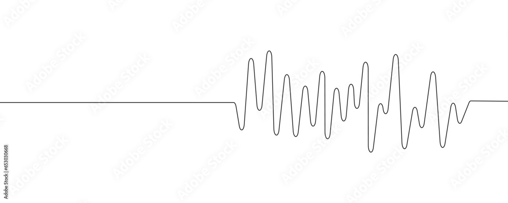 Φωτογραφία Line wave music sound one noise audio frequency icon signal podcast radio soundwave waveform volume art hand