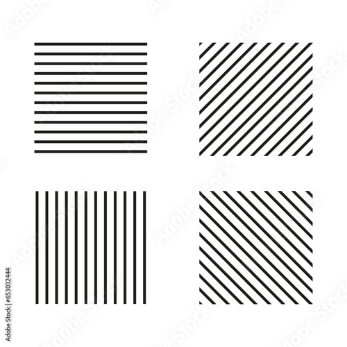 Stripe square. Vector illustration. EPS 10.