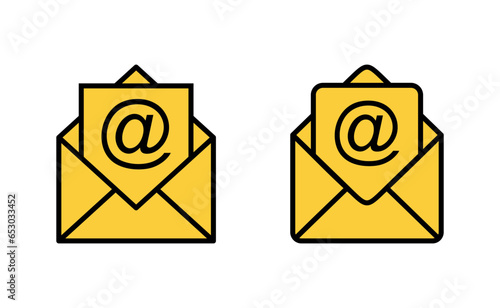 Mail icon set tor for web and mobile app. email sign and symbol. E-mail icon. Envelope icon