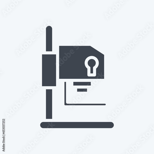 Icon Darkroom Equipment. related to Photography symbol. glyph style. simple design editable. simple illustration