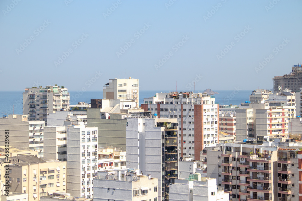 view of the ipanema neighborhood in Rio de Janeiro.