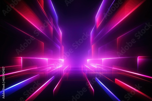 Digital Energy Flow  Neon Line Wave for Date Connection wallpaper background