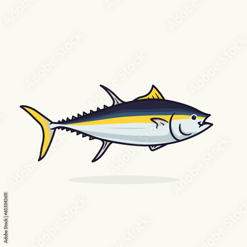 Tuna Fish Vector Illustration sticker
