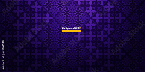 abtract flower geometric shape pattern purple color background, luxury design, abstract royal banner template, boutique backdrop mockup for website, stage, card