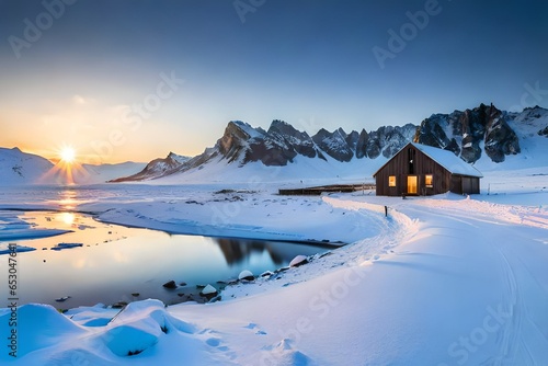 winter landscape in the mountains © Image Studio