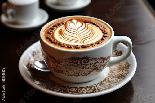 a delicious cup of coffee