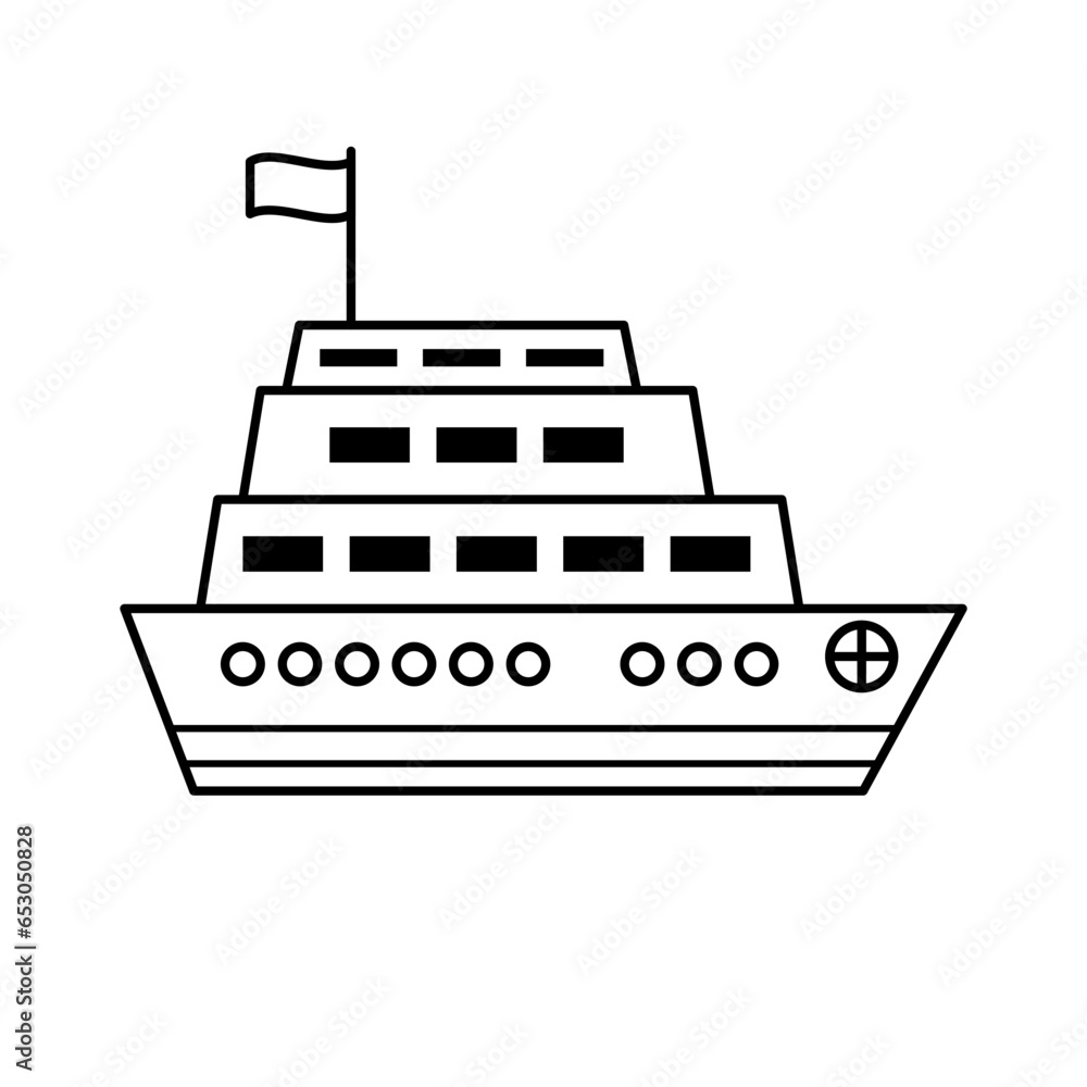 doodle passenger ship