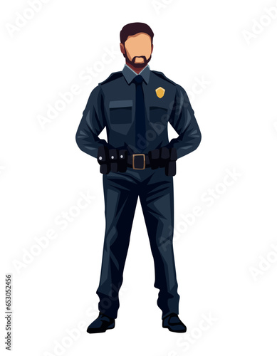 police standing professional