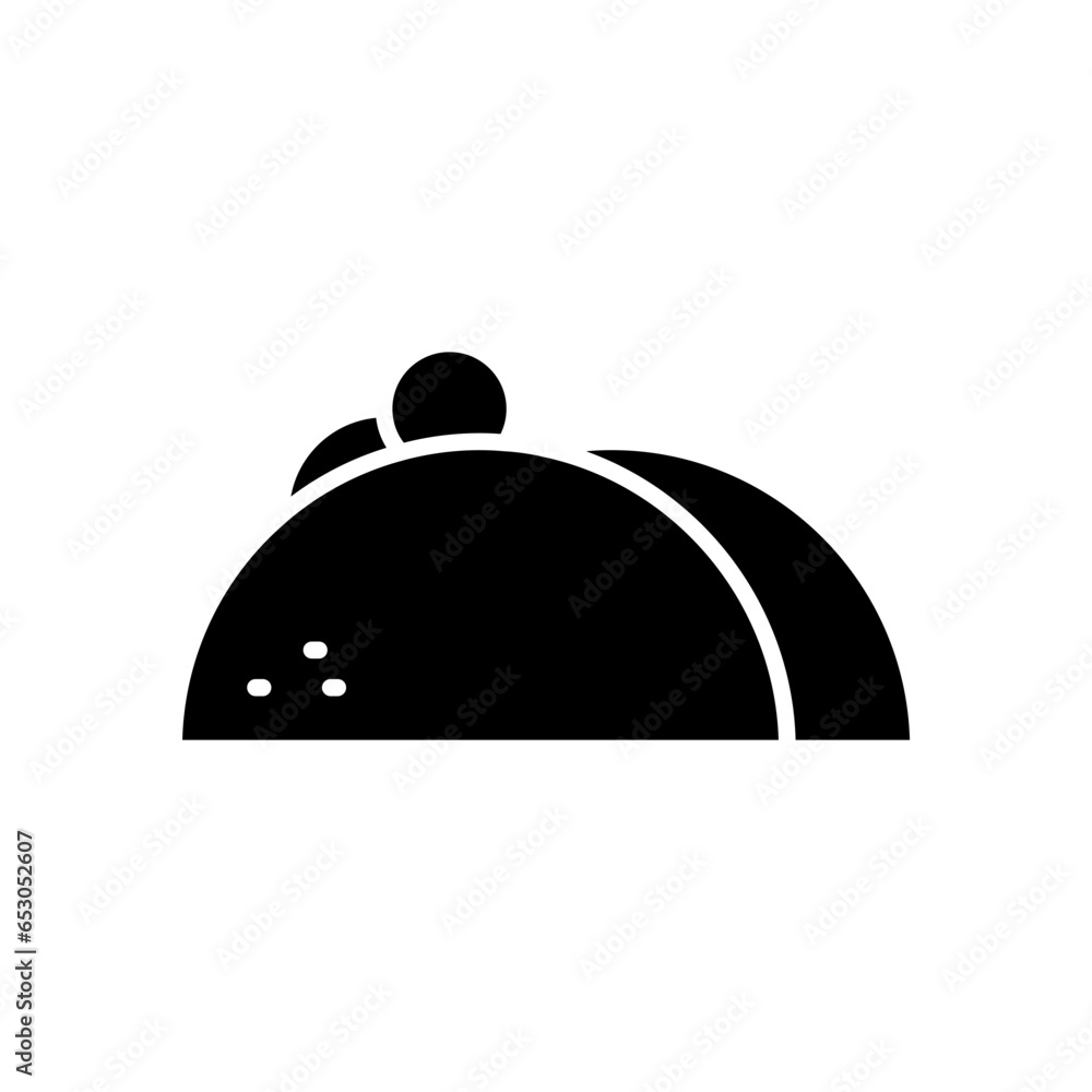Fototapeta premium tacos glyph icon