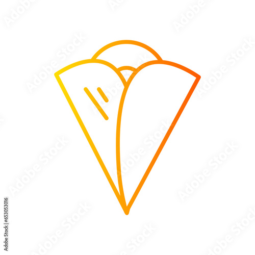 crepe gradient icon