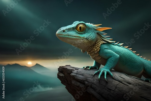 small dragon, lizard © Sm studio 