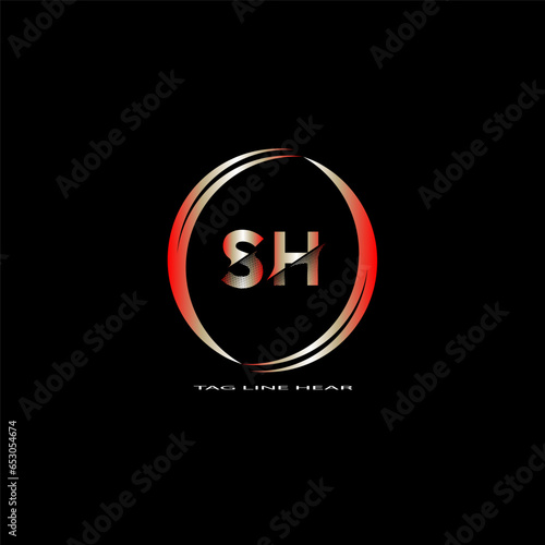Free Download creative letter logo. gradient logo design with black background for your company. - GFXLoad