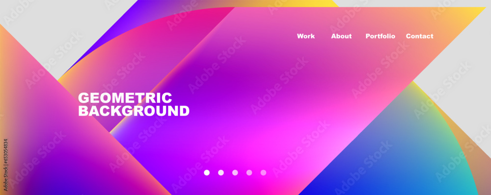 Minimalist geometric abstract background with fluid gradients. Vector Illustration For Wallpaper, Banner, Background, Card, Book Illustration, landing page Minimalist geometric abstract background with fluid gradients. Vector Illustration For Wallpaper, Banner, Background, Card, Book Illustration, landing page