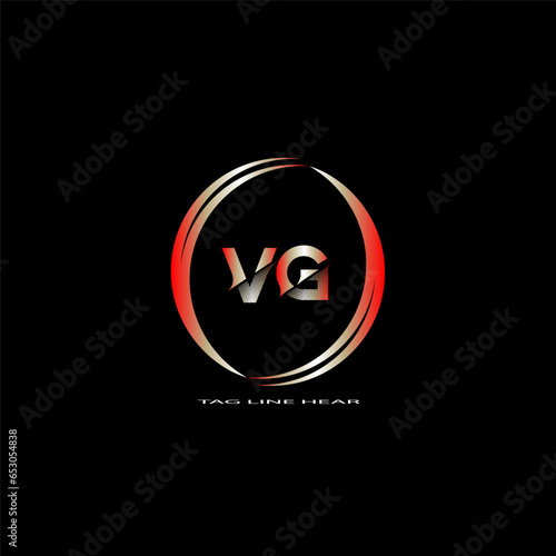 Free Download creative letter logo. gradient logo design with black background for your company. - GFXLoad