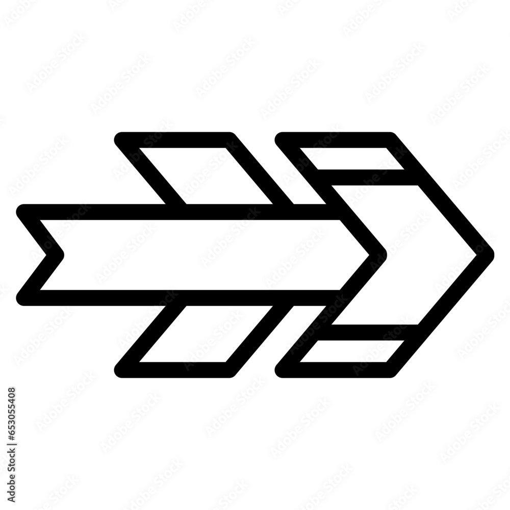 black arrow icon. line style. arrow icon for your web site design, logo, app, UI. arrow indicated the direction symbol. curved arrow sign