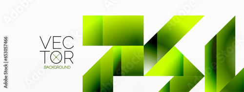 Minimalist elegance - lines, squares, triangles converge on white. Geometry essence showcased in serene harmony. Harmonizing essential shapes on a pristine backdrop