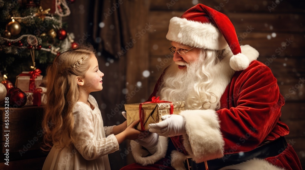 Santa Claus with children N002