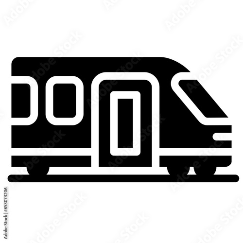  train, subway, train station, mrt,  transport, transportation Icon, Glyph style icon vector illustration, Suitable for website, mobile app, print, presentation, infographic and any other project.